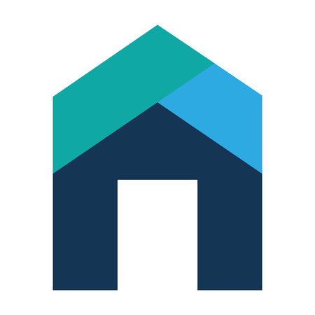 home house exterior isolated icon vector illustration designのイラスト素材