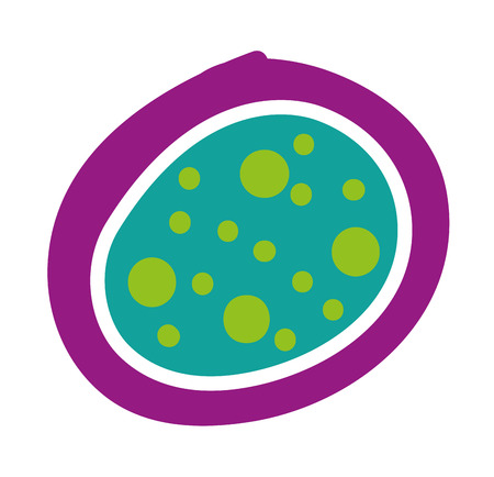 laboratory particle isolated icon vector illustration designのイラスト素材