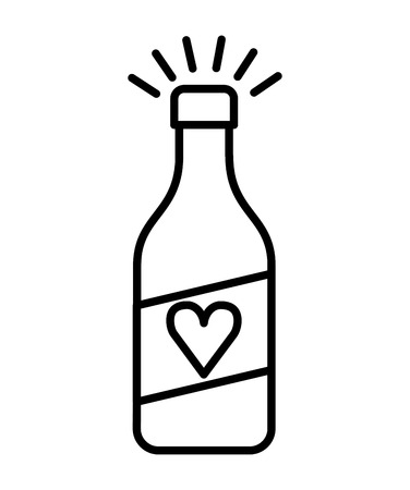 heart love romantic isolated icon vector illustration designのイラスト素材