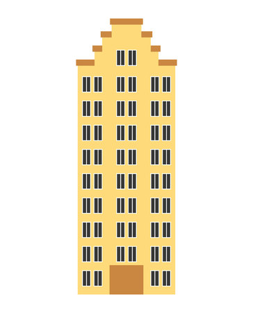 building construction isolated icon vector illustration designのイラスト素材
