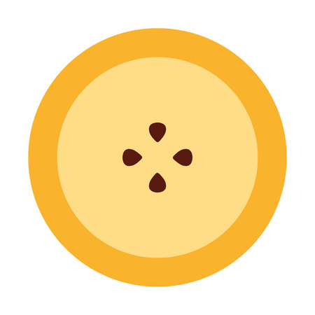 passionfruit fresh fruit icon graphic isolated vectorのイラスト素材