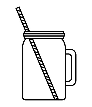 container drink glass isolated icon vector illustration designのイラスト素材