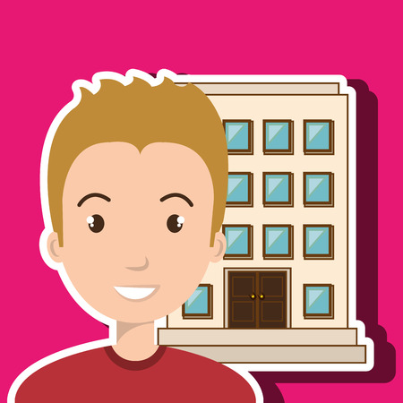 woman client hotel icon vector illustration designのイラスト素材