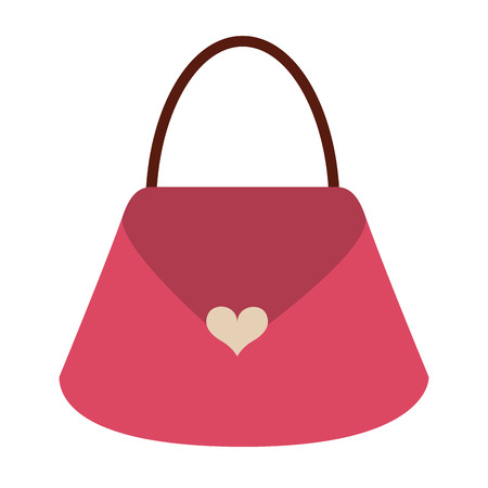 cute bag female isolated icon vector illustration designのイラスト素材