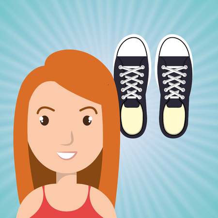 woman clothes closet vector illustration graphic eps 10のイラスト素材