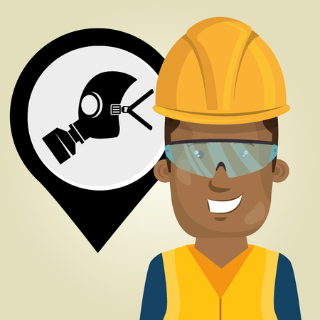 worker protection industrialのイラスト素材