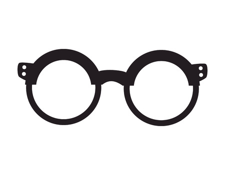 glasses fashion eyewear hipster style accessory vector illustrationのイラスト素材