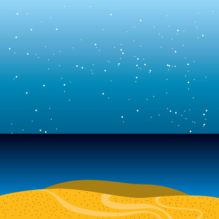 seabed landscape isolated icon vector illustration designのイラスト素材