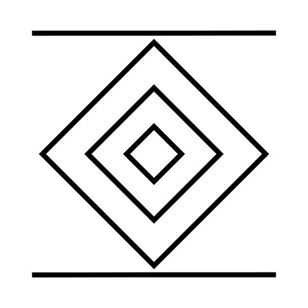 elegant frame decoration isolated vector illustration designのイラスト素材