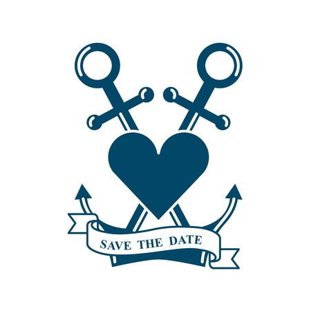 frame maritime nautical isolated vector illustration designのイラスト素材