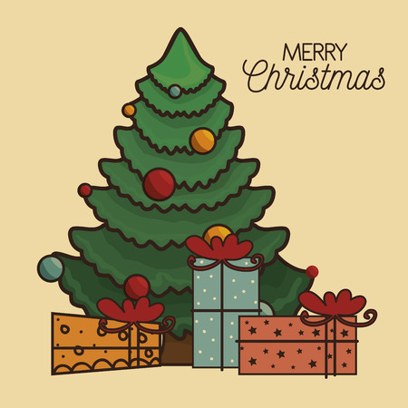 happy merry christmas icon vector illustration graphicのイラスト素材