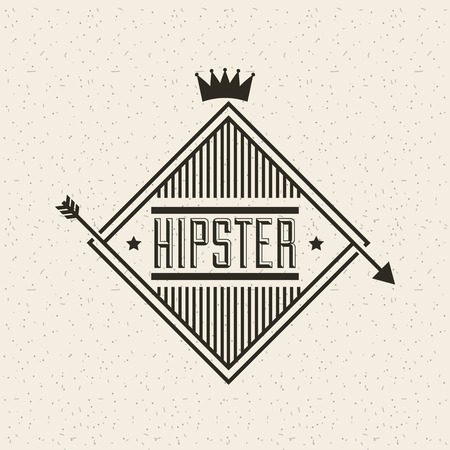 frame hipster style isolated icon vector illustration designのイラスト素材