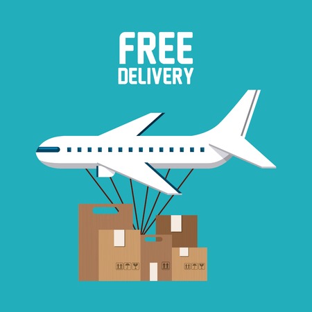 delivery service concept isolated icon vector illustration designのイラスト素材