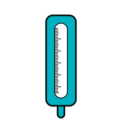 thermometer measure temperature isolated icon vector illustration designのイラスト素材