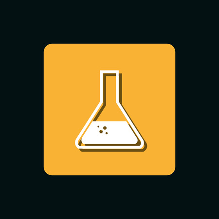 test tube laboratory isolated icon vector illustration designのイラスト素材