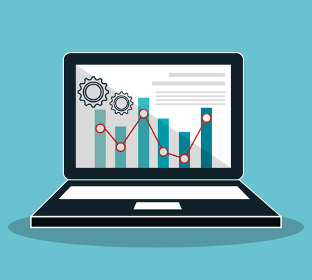 search engine optimitation success business vector illustration designのイラスト素材