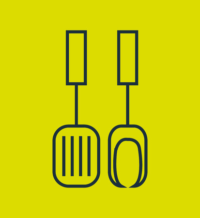 cutlery tool isolated icon vector illustration designのイラスト素材