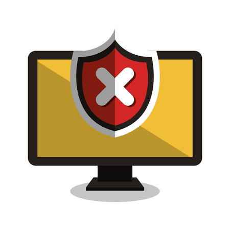 internet security information icon vector illustration designのイラスト素材