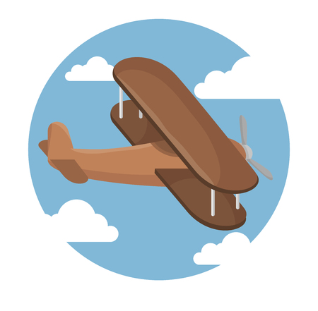 airplane fly  icon vector illustration design eps10のイラスト素材