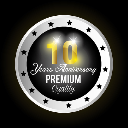seal quality years anniversary vector illustration designのイラスト素材