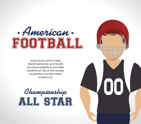 american football sport icon vector illustration designのイラスト素材