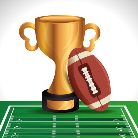 american football sport icon vector illustration designのイラスト素材