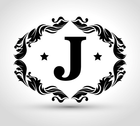 frame style elegant calligraphy vector illustration designのイラスト素材