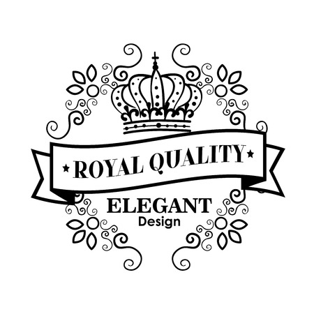 frame style elegant calligraphy vector illustration designのイラスト素材