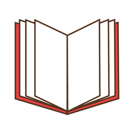 open book read education knowledge information object vector illustrationのイラスト素材