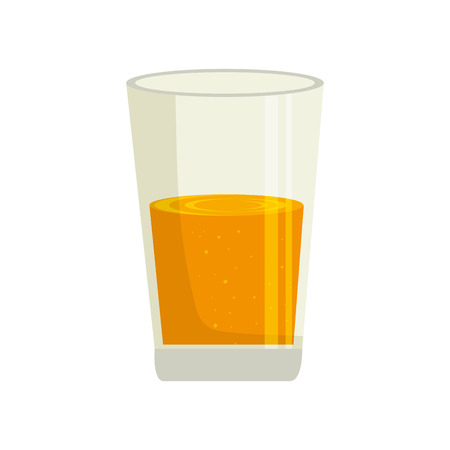 juice drink glass beverage liquid food vector illustrationのイラスト素材