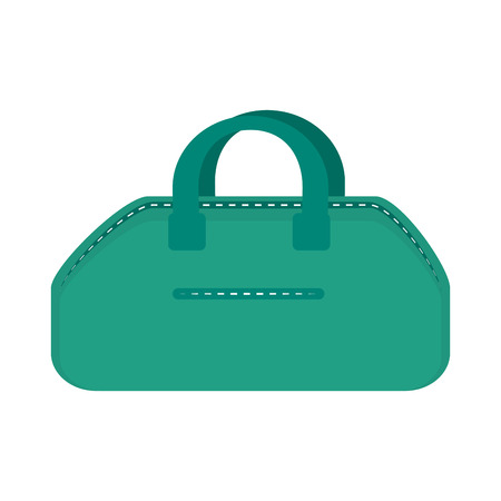 gym bag accessory exercise and training equipment vector illustrationのイラスト素材