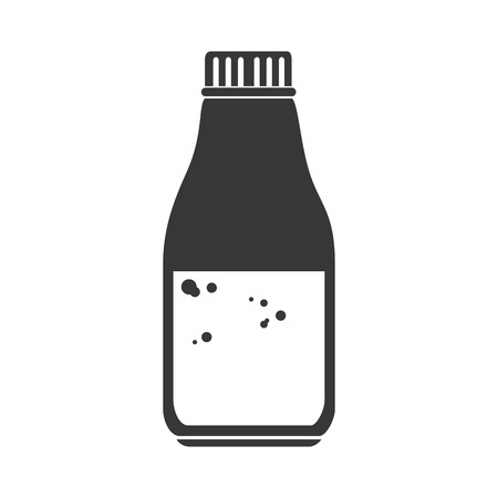 cleaning products plastic bottle container liquid vector illustrationのイラスト素材