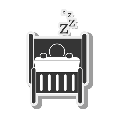 silhouette person sleepのイラスト素材