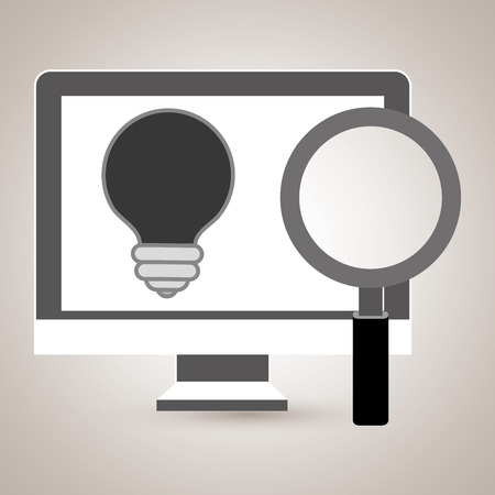 computer search icon vector illustration eps 10のイラスト素材
