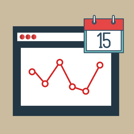 page web internet calendar vector illustration eps 10のイラスト素材