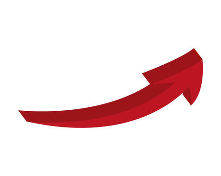 arrow up growth icon vector illustration designのイラスト素材