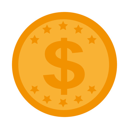 money economy coin icon vector illustration designのイラスト素材
