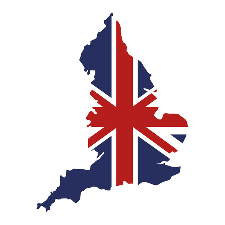 london flag in city map british symbol. vector illustrationのイラスト素材