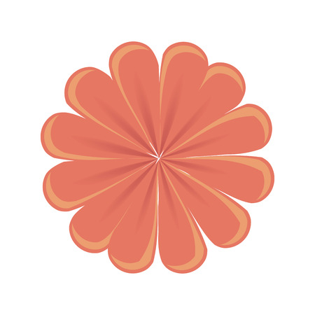 pink floral blossom. nature beauty flower. vector illustrationのイラスト素材