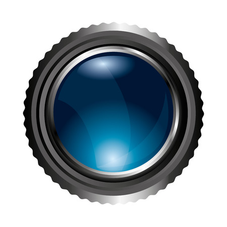 camera lens photographic icon vector illustration designのイラスト素材