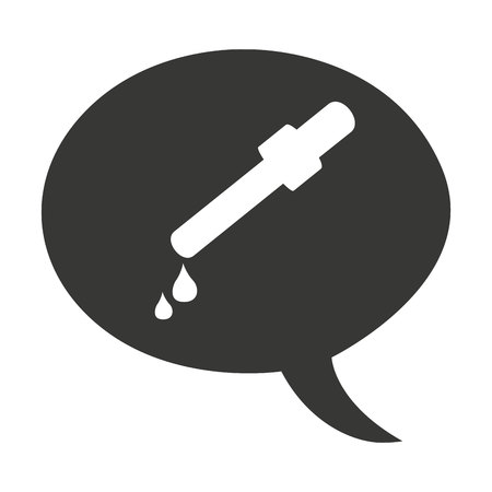 drop counter laboratory isolated icon vector illustration designのイラスト素材