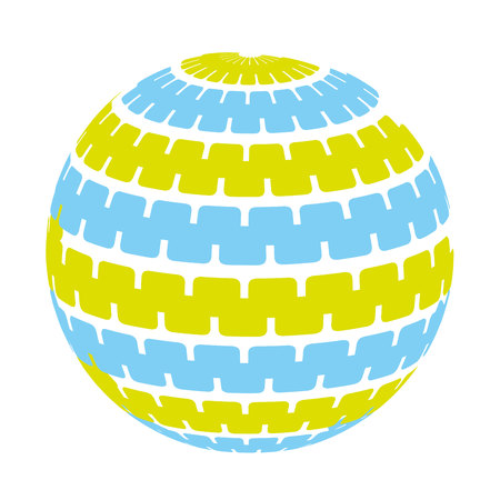 sphere planet symbol icon vector illustration designのイラスト素材