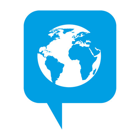 world planet earth icon vector illustration designのイラスト素材
