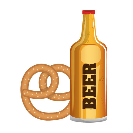 oktoberfest traditional food isolated vector illustrationのイラスト素材