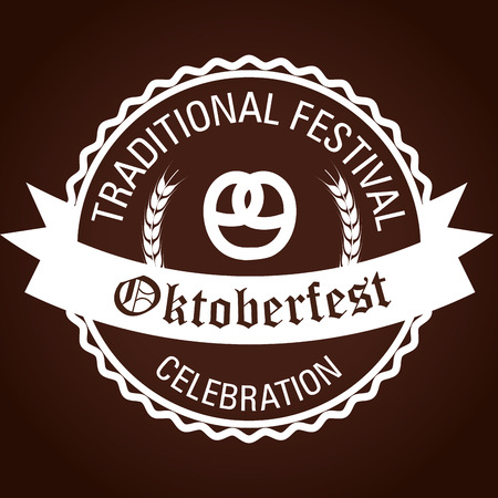 oktoberfest beer festival isolated vector illustration eps 10のイラスト素材