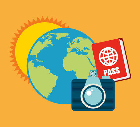 best summer vacation holiday vector illustration designのイラスト素材