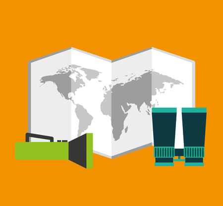 best travel isolated icons vector illustration designのイラスト素材