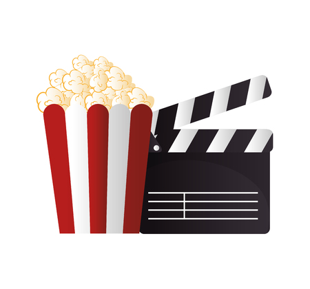 icon pop corn cinema design vector illustrationのイラスト素材