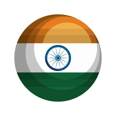 flag welcome india country design vector illustrationのイラスト素材
