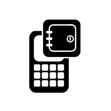 cellphone app service isolated icon vector illustration designのイラスト素材